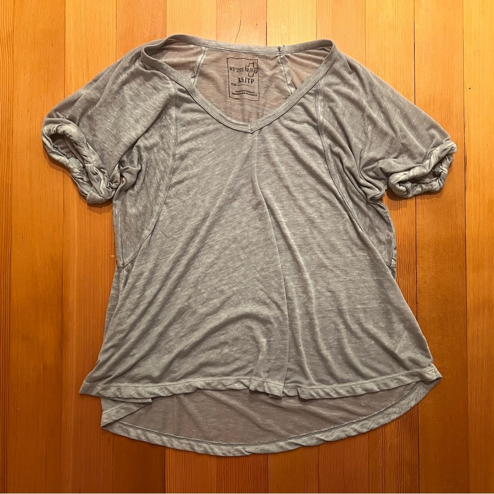 Free People Short Sleeve Blouse